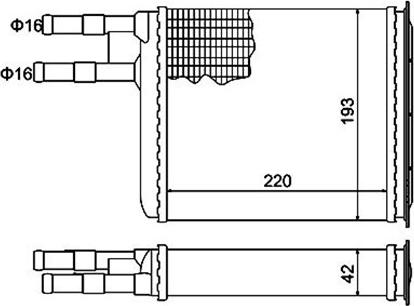 Magneti Marelli 359000300100 - Теплообмінник, опалення салону avtolavka.club