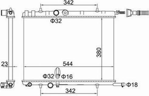 Magneti Marelli 359000301090 - Радіатор, охолодження двигуна avtolavka.club