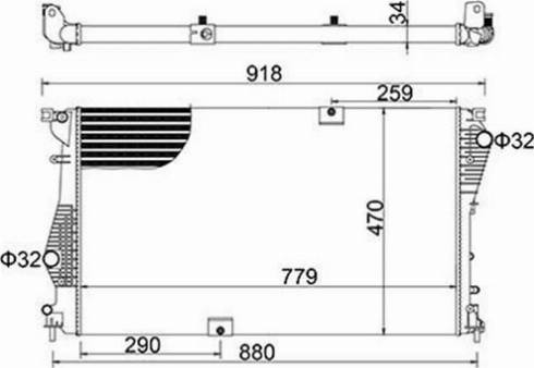 Magneti Marelli 359000310020 - Радіатор, охолодження двигуна avtolavka.club