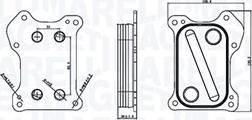 Magneti Marelli 350300000800 - Масляний радіатор, рухове масло avtolavka.club