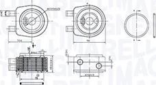 Magneti Marelli 350300001900 - Масляний радіатор, рухове масло avtolavka.club