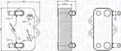 Magneti Marelli 350300002100 - Масляний радіатор, рухове масло avtolavka.club