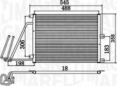 Magneti Marelli 350203950000 - Конденсатор, кондиціонер avtolavka.club