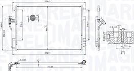 Magneti Marelli 350203104300 - Конденсатор, кондиціонер avtolavka.club