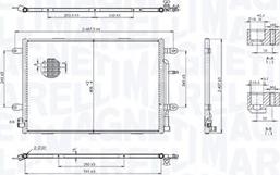 Magneti Marelli 350203103500 - Конденсатор, кондиціонер avtolavka.club