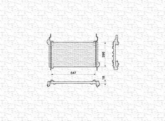 Magneti Marelli 350203132000 - Конденсатор, кондиціонер avtolavka.club