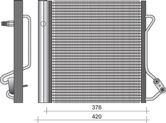 Magneti Marelli 350203264000 - Конденсатор, кондиціонер avtolavka.club