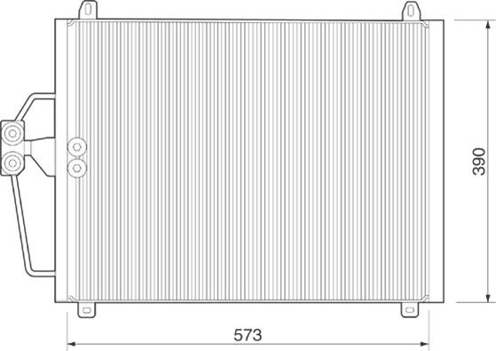 Magneti Marelli 350203222000 - Конденсатор, кондиціонер avtolavka.club