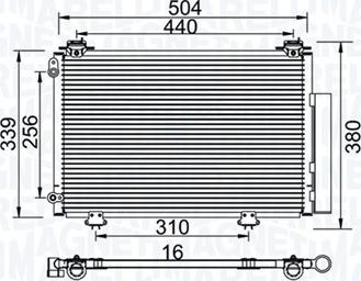 Magneti Marelli 350203736000 - Конденсатор, кондиціонер avtolavka.club