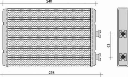 Magneti Marelli 350218251000 - Теплообмінник, опалення салону avtolavka.club