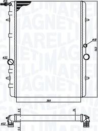 Magneti Marelli 350213191900 - Радіатор, охолодження двигуна avtolavka.club