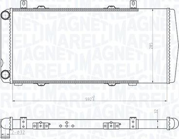 Magneti Marelli 350213180100 - Радіатор, охолодження двигуна avtolavka.club