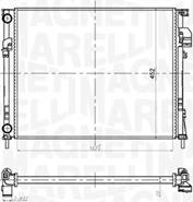 Magneti Marelli 350213181600 - Радіатор, охолодження двигуна avtolavka.club