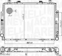 Magneti Marelli 350213174700 - Радіатор, охолодження двигуна avtolavka.club