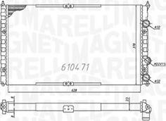 Magneti Marelli 350213842000 - Радіатор, охолодження двигуна avtolavka.club