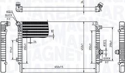 Magneti Marelli 350213214000 - Радіатор, охолодження двигуна avtolavka.club