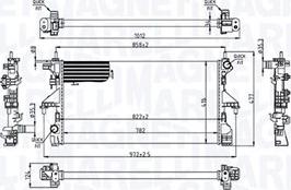 Magneti Marelli 350213215200 - Радіатор, охолодження двигуна avtolavka.club