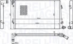 Magneti Marelli 350213218100 - Радіатор, охолодження двигуна avtolavka.club