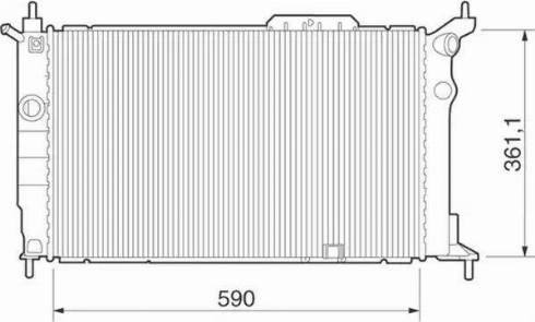 Magneti Marelli 350213277000 - Радіатор, охолодження двигуна avtolavka.club