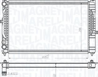 Magneti Marelli 350213712000 - Радіатор, охолодження двигуна avtolavka.club