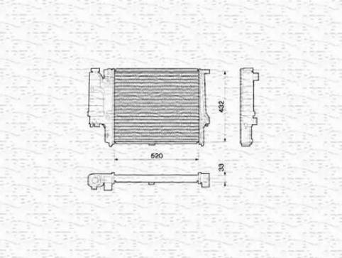 Magneti Marelli 350213773000 - Радіатор, охолодження двигуна avtolavka.club