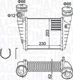 Magneti Marelli 351319205190 - Интеркулер avtolavka.club