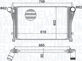 Magneti Marelli 351319205370 - Интеркулер avtolavka.club