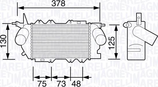 Magneti Marelli 351319203490 - Интеркулер avtolavka.club