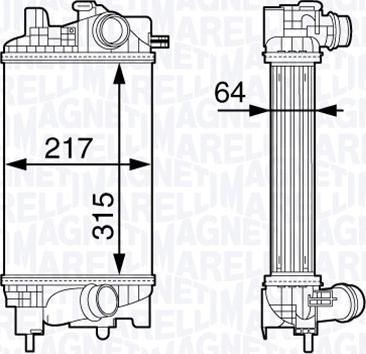 Magneti Marelli 351319203010 - Интеркулер avtolavka.club