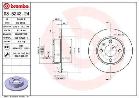 Magneti Marelli 360406045200 - Гальмівний диск avtolavka.club