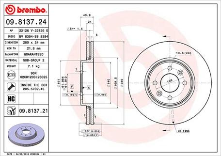 Magneti Marelli 360406043900 - Гальмівний диск avtolavka.club