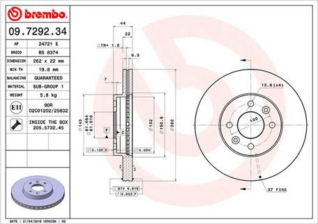 Magneti Marelli 360406043300 - Гальмівний диск avtolavka.club