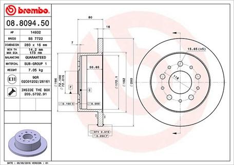 Magneti Marelli 360406065100 - Гальмівний диск avtolavka.club