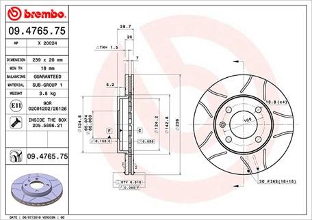 Magneti Marelli 360406000905 - Гальмівний диск avtolavka.club