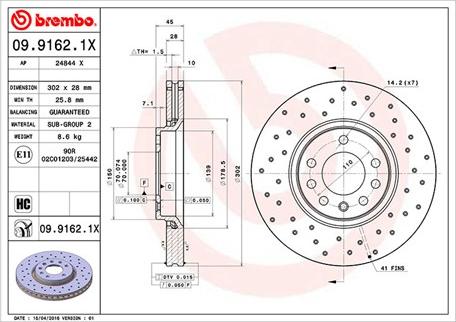 Magneti Marelli 360406008202 - Гальмівний диск avtolavka.club