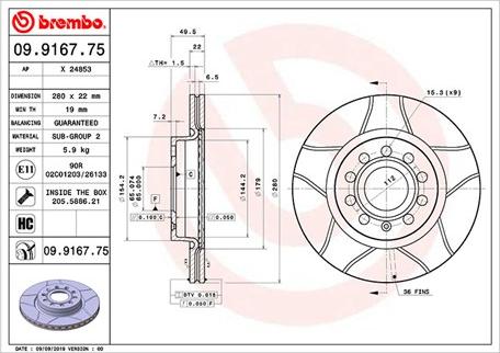 Magneti Marelli 360406002005 - Гальмівний диск avtolavka.club