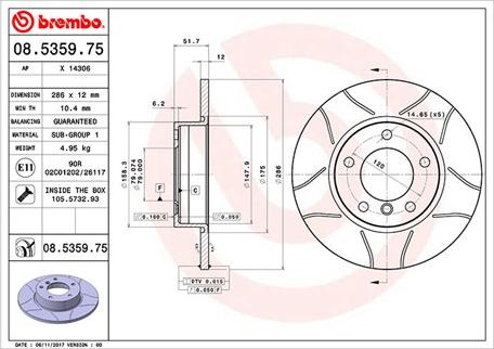 Magneti Marelli 360406015905 - Гальмівний диск avtolavka.club