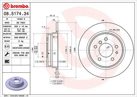 Magneti Marelli 360406015600 - Гальмівний диск avtolavka.club