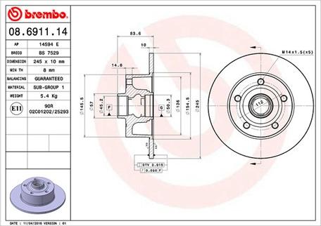 Magneti Marelli 360406012700 - Гальмівний диск avtolavka.club