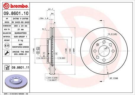 Magneti Marelli 360406039500 - Гальмівний диск avtolavka.club