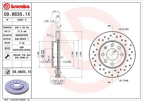 Magneti Marelli 360406039302 - Гальмівний диск avtolavka.club