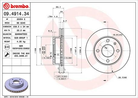 Magneti Marelli 360406024800 - Гальмівний диск avtolavka.club