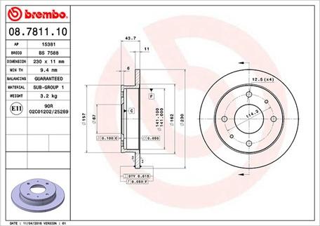 Magneti Marelli 360406026900 - Гальмівний диск avtolavka.club