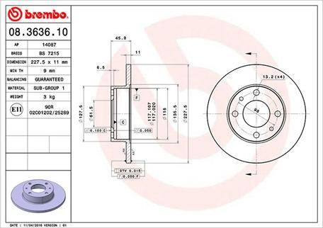 Magneti Marelli 360406020400 - Гальмівний диск avtolavka.club