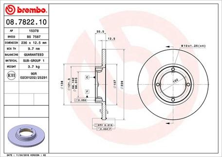 Magneti Marelli 360406020200 - Гальмівний диск avtolavka.club