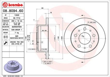 Magneti Marelli 360406072800 - Гальмівний диск avtolavka.club