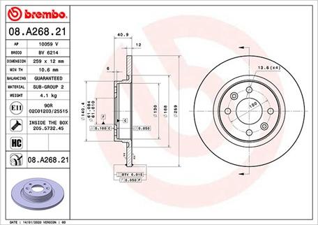 Magneti Marelli 360406164101 - Гальмівний диск avtolavka.club