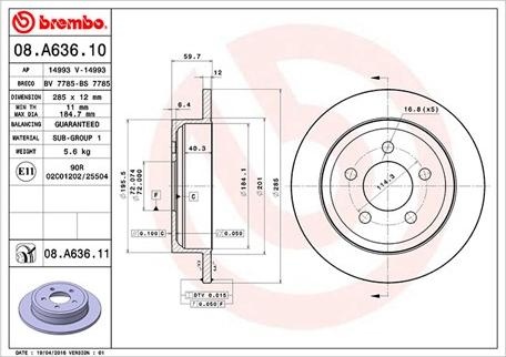 Magneti Marelli 360406100900 - Гальмівний диск avtolavka.club