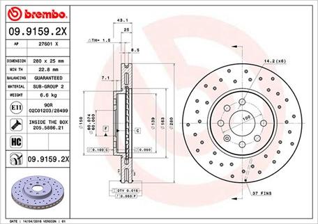 Magneti Marelli 360406108102 - Гальмівний диск avtolavka.club