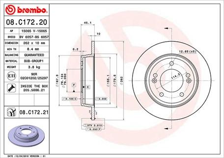 Magneti Marelli 360406121600 - Гальмівний диск avtolavka.club